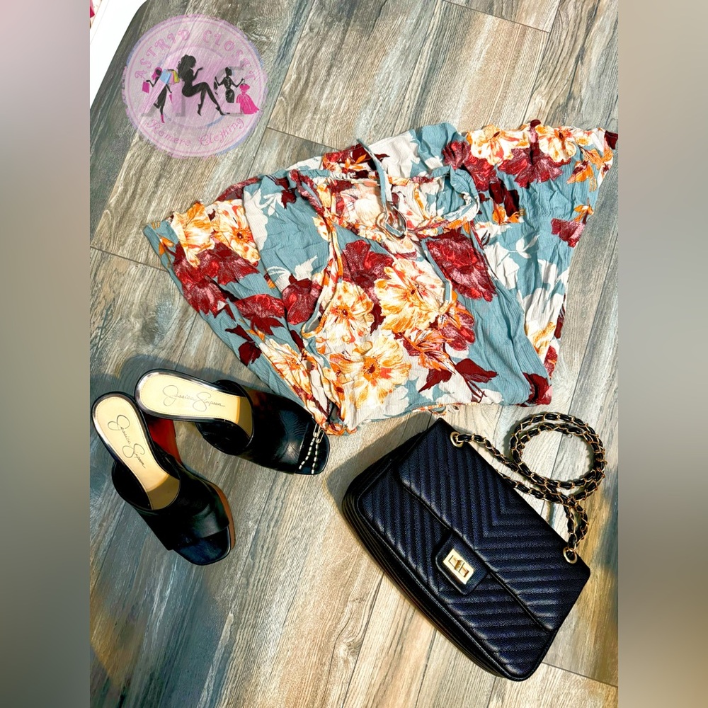 Only the DRESS (Beautiful Floral print - size Medium- semi used good condition)